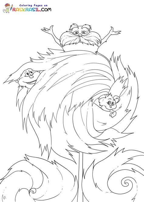 Lorax Coloring Pages