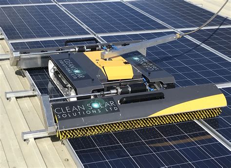 UK FIRST: Rooftop Robotic Solar Panel Cleaning Launched