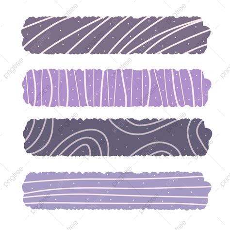 Aesthetic Washi Tape PNG Transparent, Aesthetic Purple Washi Tape ...