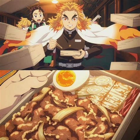 Rengoku's bento box from Kimetsu No Yaiba/Demon Slayer : r ...