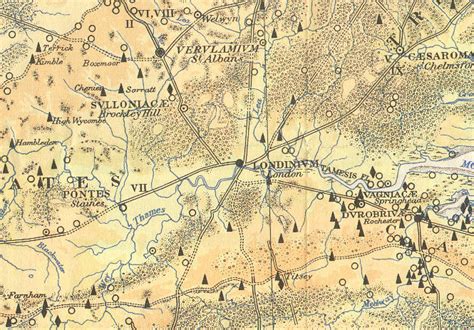 London’s Roman Roads – Mapping London