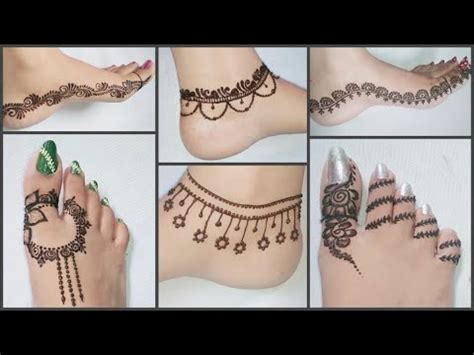 Simple Henna Designs For Beginners On Feet