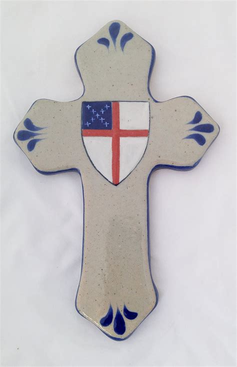 Episcopal Shield Cross | Etsy