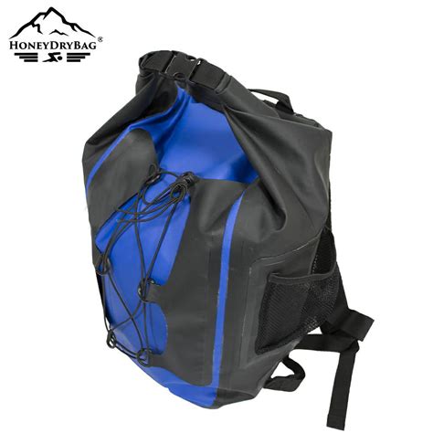 PVC Tarpaulin Waterproof Backpack with Reflective Tape | HoneyDryBag