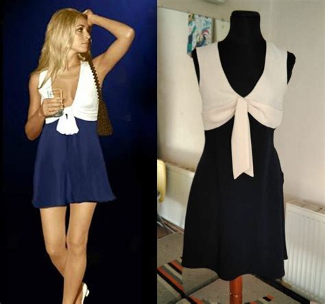 Sharon Tate Inspired Blue Dress, 60s Mini Dress, Halter Blue and White ...