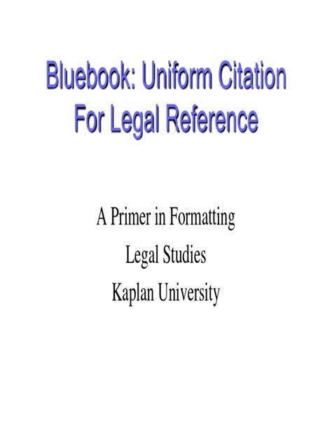 Blue Book Citation Format | Supreme Court Of California | United States Code | Free 30-day Trial ...