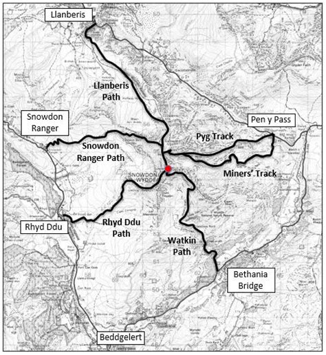 un millón ecuación Bloquear best route up snowdon Felicidades Chicle ...