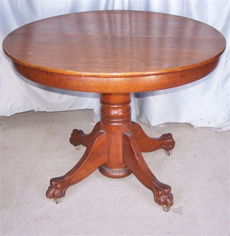 Bargain John's Antiques | Antique Small Round Oak Dining or Breakfast Table just 39 Inches in ...