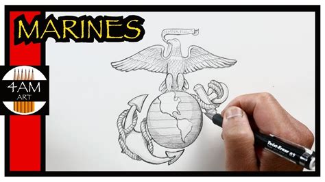 Usmc Colored Drawings