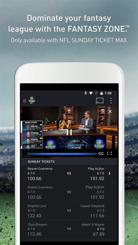 NFL Sunday Ticket for Android - Download