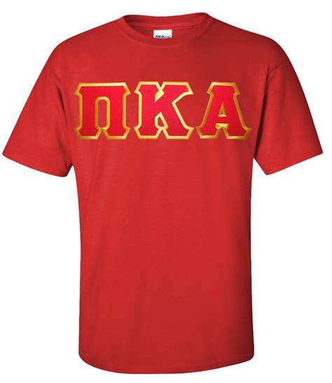 $15 Pi Kappa Alpha Lettered T-shirt SALE $15.00. - Greek Gear®