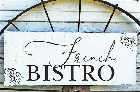 French BISTRO French Signs Kitchen Signs French Decor 2 Sizes Vintage ...