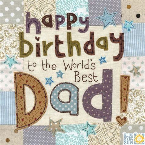 World's Best Dad Birthday Card - Large, luxury birthday card - Karenza Paperie