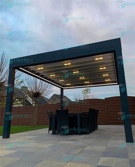 Motorized pergolas | Smart | Outdoor living space | Motorized louvered pergola