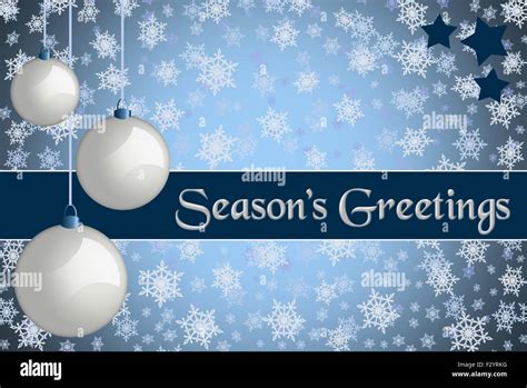 Season's greetings card hi-res stock photography and images - Alamy