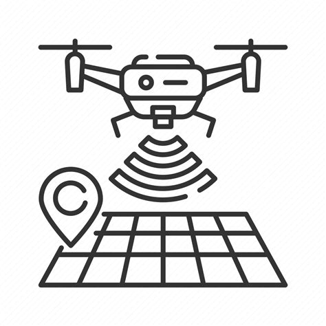 Drone, gps, map, navigation, tracking, location icon - Download on Iconfinder
