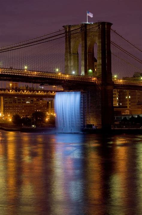 The New York City Waterfalls, New York | Architectural Lighting Magazine