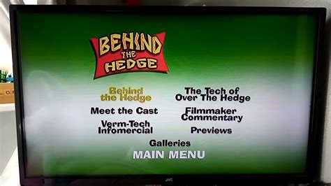 Over The Hedge - DVD Menu Behind The Hedge Soundtrack - YouTube