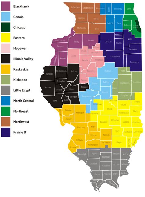 Illinois School District Map Boundaries