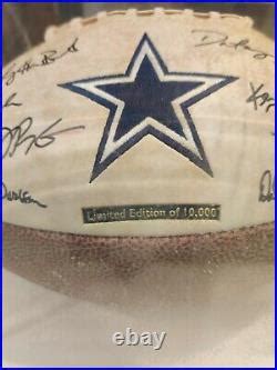 DALLAS COWBOYS Football 1 OF 10,000 LIMITED EDITION AUTO SIGNED With ...