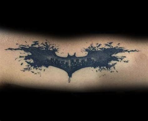 50 Batman Symbol Tattoo Designs For Men - Superhero Ink Ideas | Batman ...