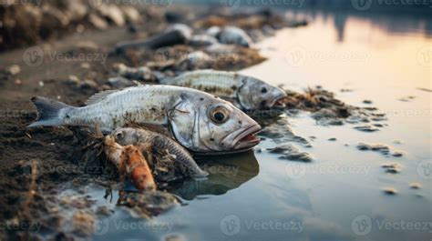 Fish impacted by pollution. Generative AI 30463075 Stock Photo at Vecteezy