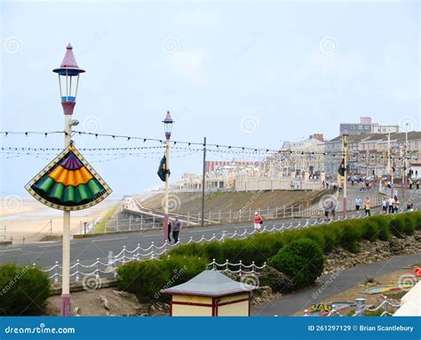 Famous Blackpool Promenade Crowded with Tourists Editorial Stock Image ...