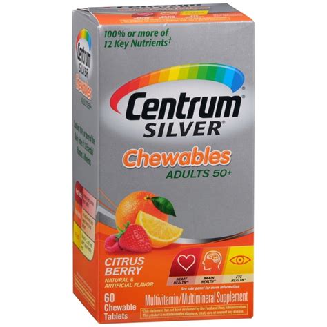 Centrum Silver Adults 50+ Multivitamin/Multimineral Supplement ...