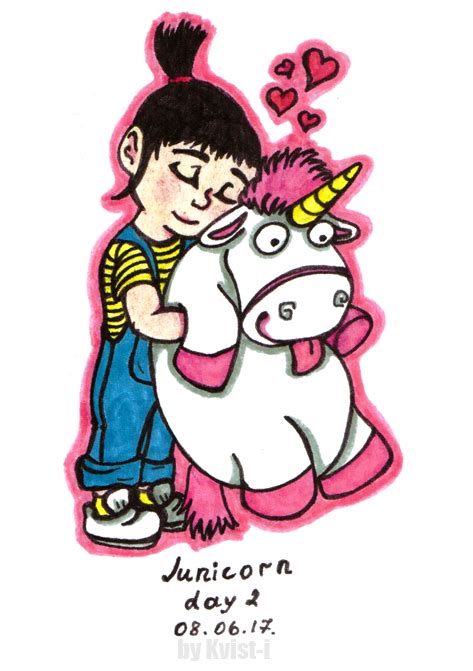 Agnes and Unicorn by Kvist-i on DeviantArt