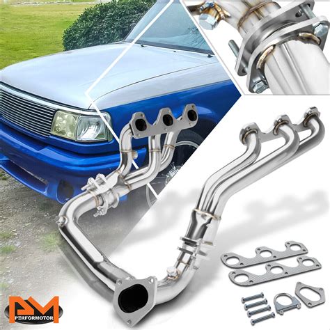 For 91-94 Ford Ranger/Explorer Stainless Steel Exhaust Header Manifold ...