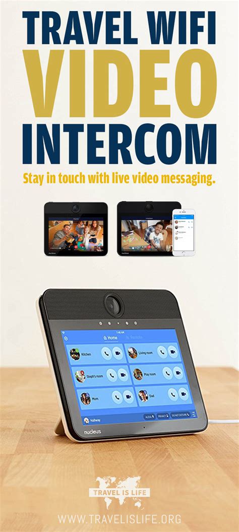 Travel WiFi Video Intercom System For Traveling Parents To Stay In Touch