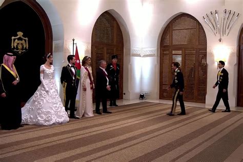 Princess Rajwa of Jordan Is Cinderella in Surprise Second Wedding Look