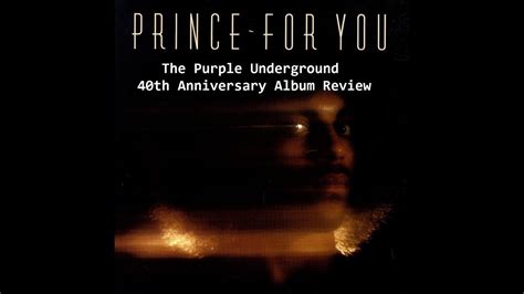 Prince | For You | 40th Anniversary Album Review - YouTube