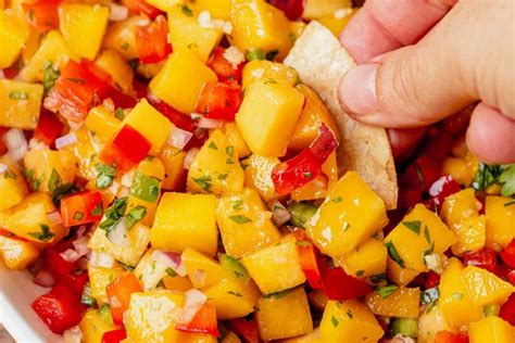 Best Fresh Peach Mango Salsa Recipe