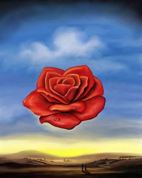 Meditative Rose, 1958 by Salvador Dali