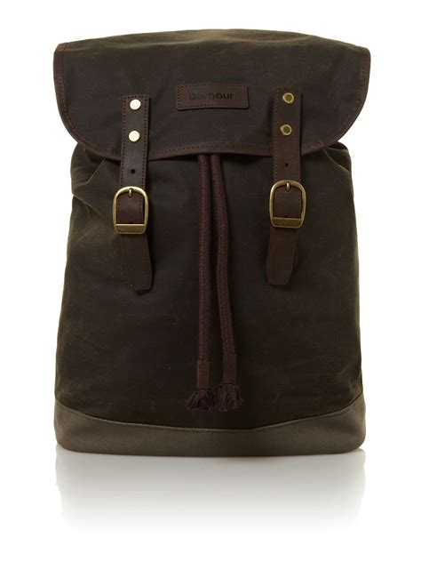 Barbour Beeswax City Backpack in Green for Men (Olive) | Lyst