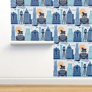 Durham Wallpaper Durham Skyline by Katie Hayes North - Etsy