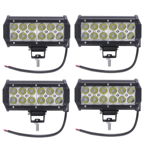 4pcs truck tractor trailer UTV bus off road 7.5 inch Spot beam led ...