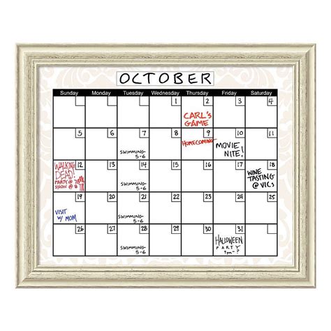 Calendar Dry Erase Board Wall Decor | Dry erase board calendar, Dry erase board wall, Glass dry ...