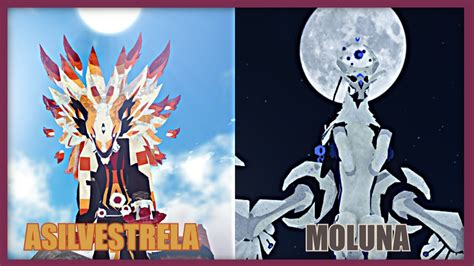 ALL NEW CREATURES SHOWCASE!!! Asilvestrela and Moluna - Creatures of Sonaria - YouTube