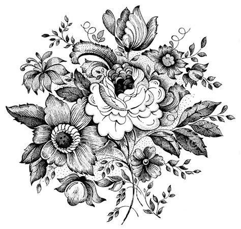 a circle of flowers tattoo - Google Search | Vintage floral tattoos ...