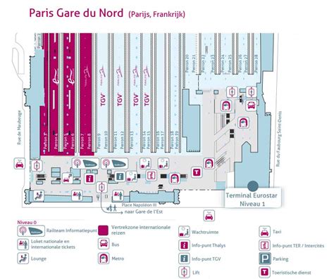 Treinstation Gare du Nord Parijs - all info | NS International