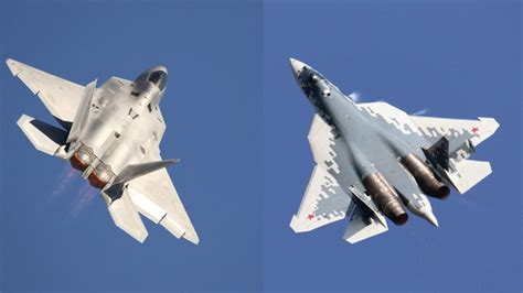 USAF F-22 Demo Team Vs. Russian Su-57 Demo: Which Airshow Demo is “Best ...