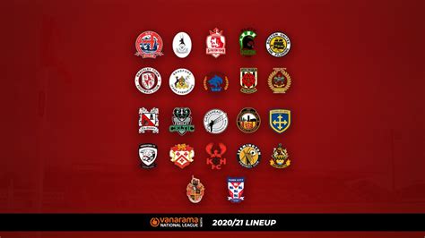 National League North 2020/21 lineup - Official Website of the Harriers ...