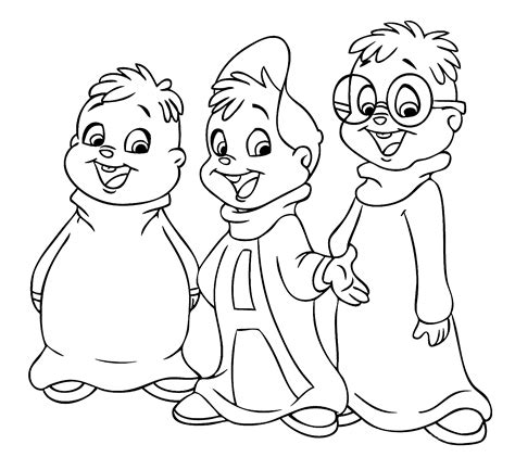 The Chipmunks And The Chipettes Coloring Pages