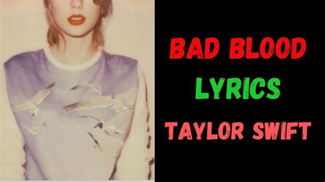 Taylor Swift – Bad Blood Lyrics