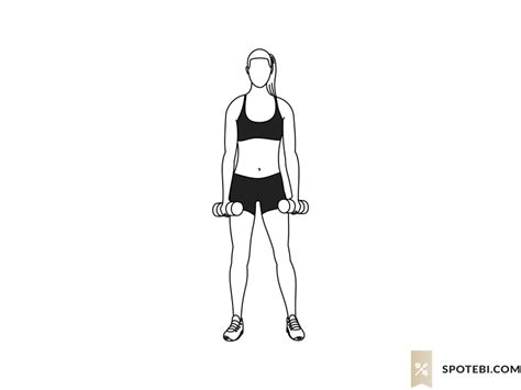 Dumbbell Side Swings | Illustrated Exercise Guide