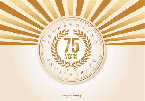 75 Anniversary Vector Art, Icons, and Graphics for Free Download