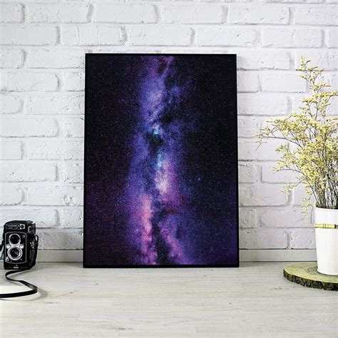 Milky Way Space Poster Night Sky Print Astronomy Poster | Etsy