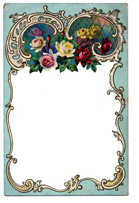 this label is a beauty | Victorian frame, Graphics fairy, Vintage graphics